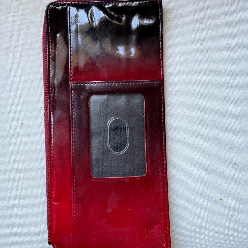 Elegant Red Ombre Wallet